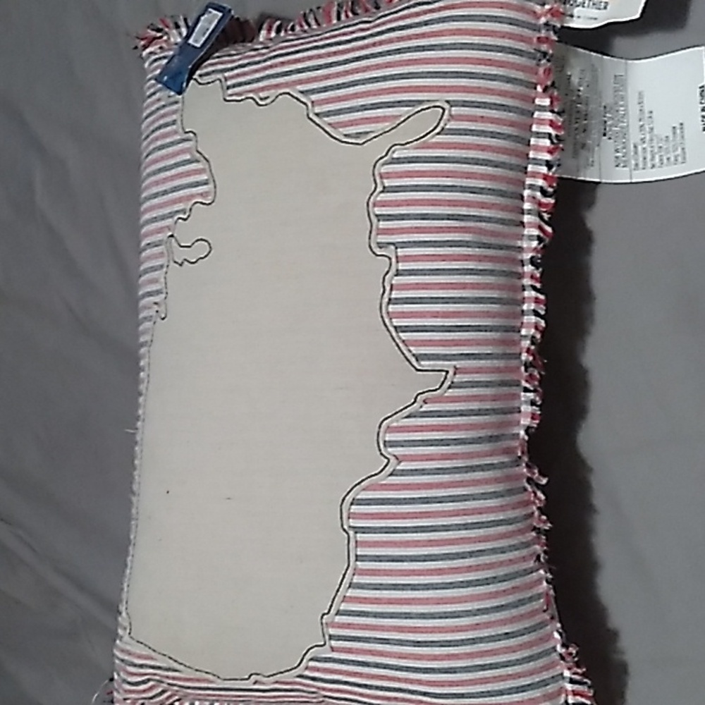 Kohl's Striped Patriotic Accent Pillow in Red, White & Blue